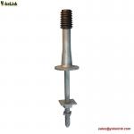 Long Shark / Short Shark Forged steel Crossarm Insulator Pin with Nylon thread For line hardware for sale