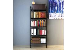 China Library Room White Home Wire Shelving , Adjustable Five Shelf Storage Rack supplier