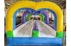 China Commercial Inflatable Water Slide With Pool Single Lane Inflatable Water Slip Bouncy supplier