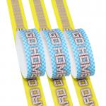 Custom Logo Tyvek Paper Wristbands For Access Control Sequential Numbering