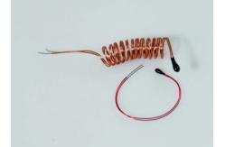 China Epoxy Coated NTC Thermistor with Enameled Lead Wires for Digital Thermometers supplier