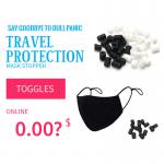 Ear Loop Adjuster Cylinder Color White & Black
