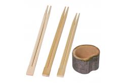 China Customised Picnic Engraved Wooden Chopsticks Camping Bamboo Tableware supplier