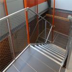 Architectural 2.5 Mm Wire Balustrade Cable Mesh 80*80 Mm Hole