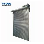 Remote Control Steel Roller Shutter Door 220V Galvanized 12x12 Roll Up Door 5m/min for sale