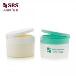 Injection Color PP Container With Flip Cap Plastic Spoon 100g Cosmetic Cream Jar for sale