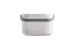 China H18cm Plastic Storage Basket Drainage Plastic Vegetable Basket With Handle supplier