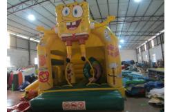 China Cute spongebob inflatable combo /  inflatable bouncer house /  2 in 1 inflatable combo supplier