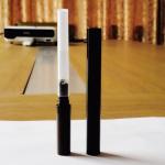 Waterproof ABS Liquid Eyeliner Pencil , Empty Eyeliner Pencil With Steel Beads