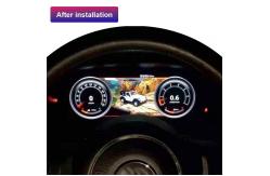 China 12V 1920*720 Jeep Wrangler Digital Dash Android 9 car gauge cluster supplier