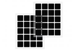 China Rixin Transparent Monocrystalline PV Module Bifacial Solar Panel For Roof supplier