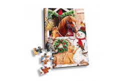 China Flip 3D Lenticular Printing Service Children Educational Toy 3D Jigsaw Puzzle supplier