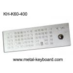 Weather - Proof Industrial Keyboard with Trackball , Kiosk trackball keyboard Metal for sale