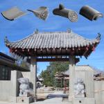 Antique Japanese Clay Roof Tiles for sale