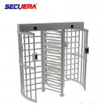 Biometric Rotor Turn Style Security Turnstile Gate Stainless Steel Full Height for sale