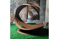 China Rustic Art Design Corten Metal H 1500mm Sculpture Yard Art supplier