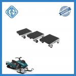 Towing Garage Snowmobile Dolly Set 3 Inch Swivel Caster Solid Rubber Wheel for sale