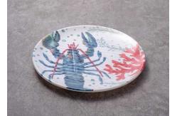 China Toxic Free Shatterproof Round Melamine Plate Set supplier