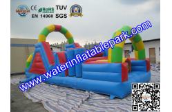 China 0.55mm PVC Tarpaulin Inflatable Obstacle Course Rental Waterproof And Fireproof supplier