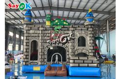 China Dino Stroll Inflatable Bounce House Slide With Ball Pit Pool supplier