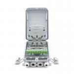 12 Ports Mini SC Optical Fiber Termination Box Flip-up cover For FTTx FTTA System for sale
