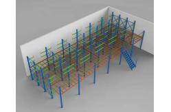 China Double - Sided Selective  Adjustable Cantilever Racking System Strong Load Capacity supplier