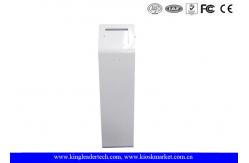 China Customized Freestanding Tablet Kiosk Stand With Large Area For Logo Printing supplier