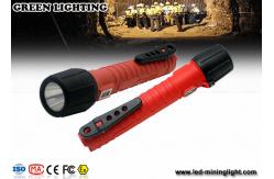 China 3.7V 6400mah 18650 explosion proof flashlight 20000lux high beam 1300lum supplier
