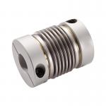 High Precision Shaft Coupler Silver Flex Shaft Bellows Coupling Customized for sale