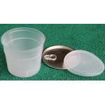 450ml Transparent PP Products Plastic Can Food Container with PE plastic cap for sale