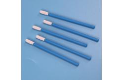 China Lint Free Green Handle Small Polyester Cleanroom ESD Swab TX743B supplier