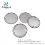 Factory Custom Size Silver Aluminum Easy Peel Off Lid For Sealing Plastic Can for sale