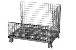 China Collapsible Welded Wire Mesh Pallet Cages 1000x800 supplier