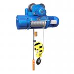 Warehouse Blue CD MD Electric Wire Rope Hoists 3 Ton 500kg for sale