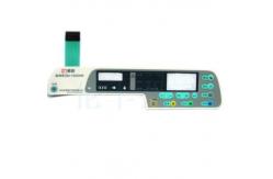 China Pantone Metal Dome Membrane Switch Keyboard Embossed Tactile Button LCD supplier