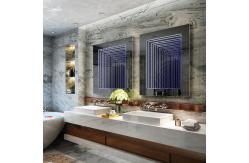 China Hotel 3D Infinity Tunnel Mirror Silver Lenses Fashionable With Touch Sensor supplier