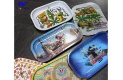 China Beautiful Patterns Of Weed Packaging Tray With Magnet Lid supplier