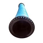 NBR Dredge Pipe Abrasion Resistant Dredge Discharge Hose With Coupling Connection
