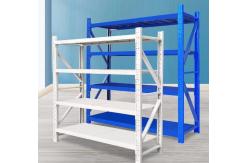 China Boltless Medium Duty Storage Rack Shelving Unit , Industrial Long Span Shelving Racks supplier