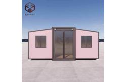 China Tiny Prefab Expandable Roof Container House With EPS Sandwich Wall supplier