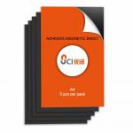 A4 Adhesive Magnetic Sheet Custom Size Flexible Magnet Material for sale