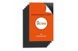 China A4 Adhesive Magnetic Sheet Custom Size Flexible Magnet Material supplier