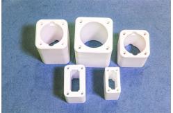 China Abrasion Resistant 95% Alumina Custom Ceramic Fuse With Holes For Fuse Protection supplier