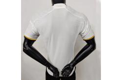 China Round Neck Polyester Sports Jersey Breathable Causal Quick Dry Retro Soccer Jersey supplier