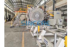 China 200mm-4000mm Diameter Spiral Pipe Extrusion Line Plastic Sweage Pipe Making Machine supplier