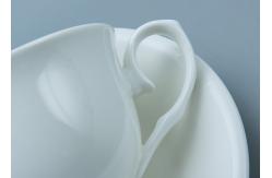 China Five Star Hotel 250cc Coffee Tea Cup With Saucers supplier