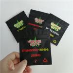 Aluminum Foil Zip Lock Plastic Pouches Packaging Resealable Three Side Sealed for sale