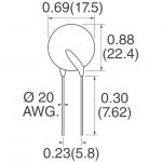 RXEF185 SMD Ferrite Bead PolySwitch Resettable Devices Electronics ICs
