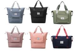 China Multifunctional Oxford Foldable Travel Bags Portable Durable Eco Friendly supplier