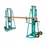 5t Capacity Cable Drum Jack Stand Cable Reel Stand With Brake for sale